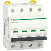 Schneider Miniature circuit-breaker, 4-pole, 6kA, 20A - Rubicon Installer Portal